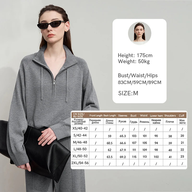 AMII Women's Sweater 2025 Autumn New Solid Versatile Top Female Turtleneck Casual Pullover Long Sleeve Women's Clothing 12523004