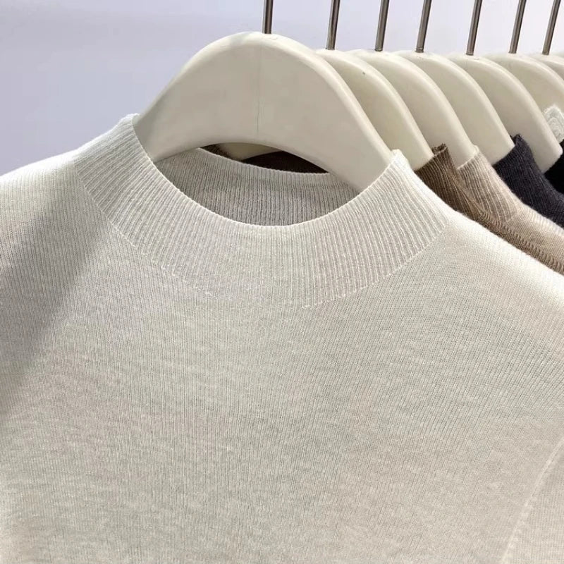 Autumn Winter Turtleneck Sweater Women 2025 Solid Slim Pullover Warm Casual Jumpers Korean Fashion Knitwear Base Layer Tops